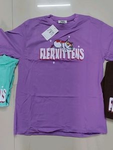 Oversized Tshirts Front &amp; Back Print Tshirt