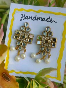 Handmade Pearl Drop Earrings