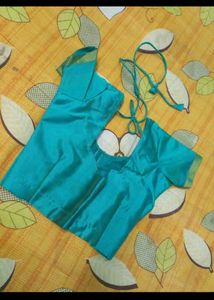 Sea Green Stitched Blouse