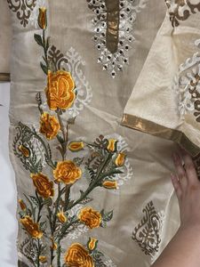 Elegant Embroidered Kurta