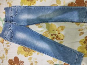 Acid Wash Denim Jeans