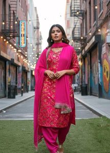 designer Punjabi Patiala suit