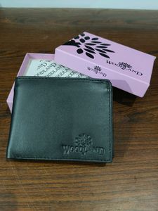 Woodland Black Leather WALLET 🖤