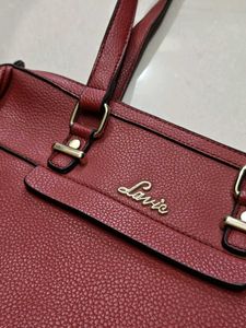Lavie Red Satchel