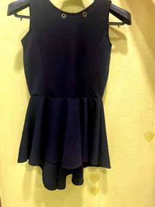 Black Peplum Top