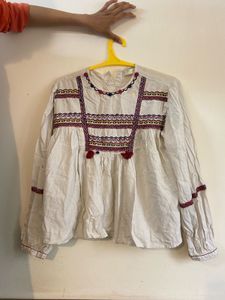 Zara  Tunic Top