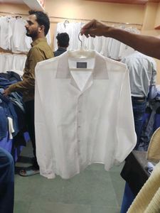 White Camp Collar Shirt✅✅