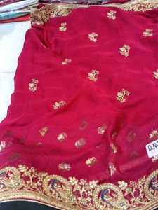 Red Saree