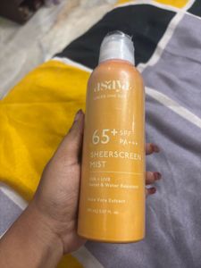 Asaya Sheerscreen Mist SPF 65+