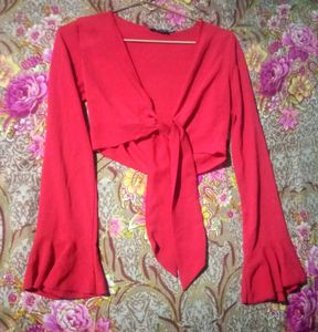 Red Hot Tie Top