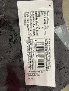 Puma Graphic Print Women Black Tights