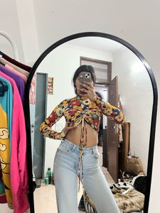 Floral Print crop top