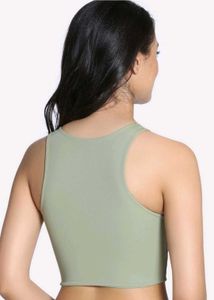 Zivame Bra Top With Inbuilt Cups-olive