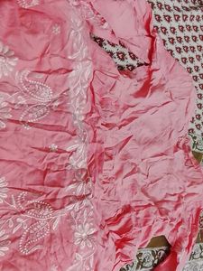Pink Embroidered Kurta Set