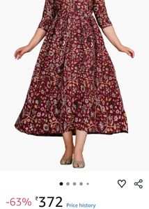 Maternity Cotton Gown for Women
