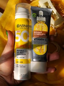 Facewash And Sunscreen