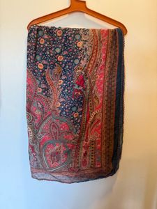 Paisley Print Scarf Cotton