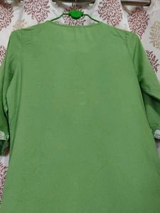 Green Embroidered Kurta✨