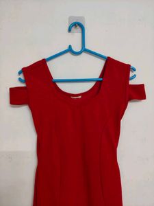 Red Fit &amp; Flare Dress
