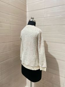 Crocodile Cozy Cream Sweater