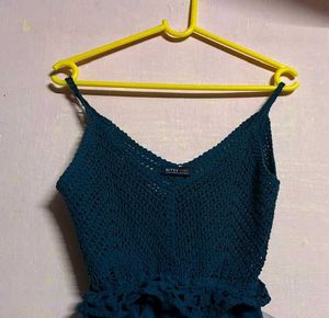 Women&#39;s Designed Blue Colour Party Wear