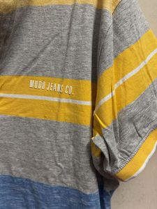 Mudo Jeans Striped Polo T-Shirt