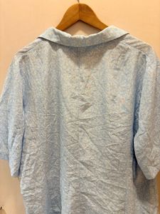 Beautiful Blue Over Size Imported Shirt