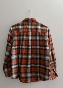 Checked Orange Shirt