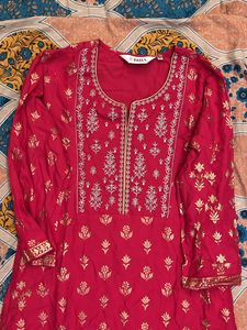 Rani Pink BIBA Kurti Only