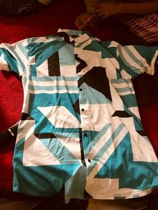 Geometric Patterned Casual Shirt