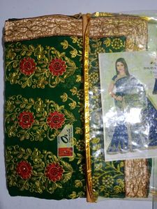 Green Color Saree