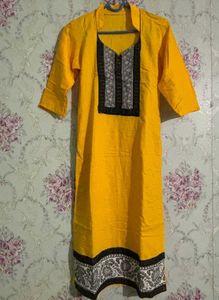 Yellow Kurta