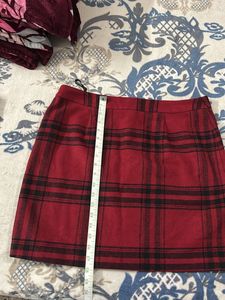 Mini Woollen Skirt