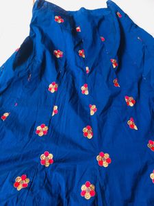 Blue Color Lhenga Choli
