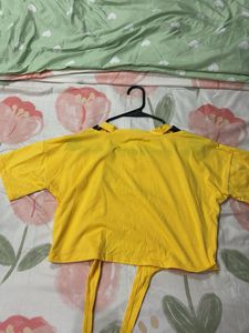 Yellow Crop Top