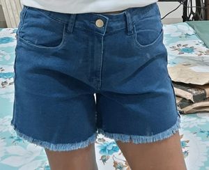 Denim Shorts From Myntra- Its New.