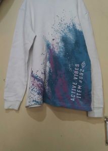H&amp;M Basic White Pullover Hoodie (US 16/18)