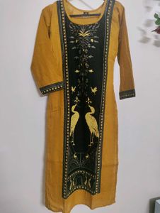 New Mustard Yellow Kurta