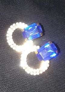 Blue Stone Earrings