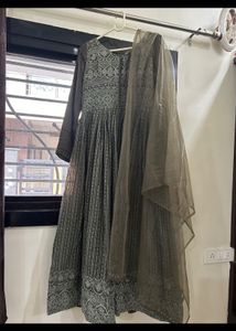 Elegant  Gown with Dupatta