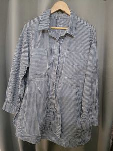 Blue And White Striped Shirt 💙🤍