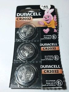 Duracell CR2032 Batteries Pack of 3
