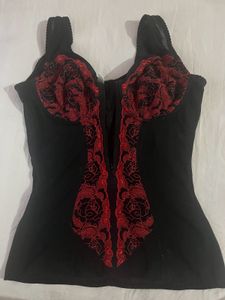 Black & Red Lace Bra