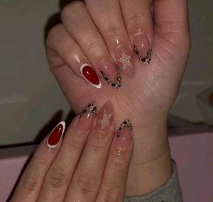 Animal Print French  Design Press On Nails