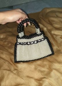 Pearl Beaded Fancy Handbag