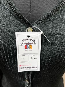 Grey Shimmer Top