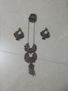 🆕 Oxidised Jewellery Set