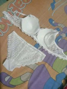White Lace Bra Set