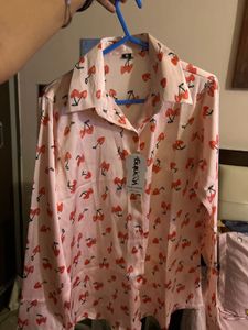 Cherry Print Blouse