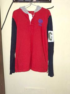 GAP Red Long Sleeve T-Shirt